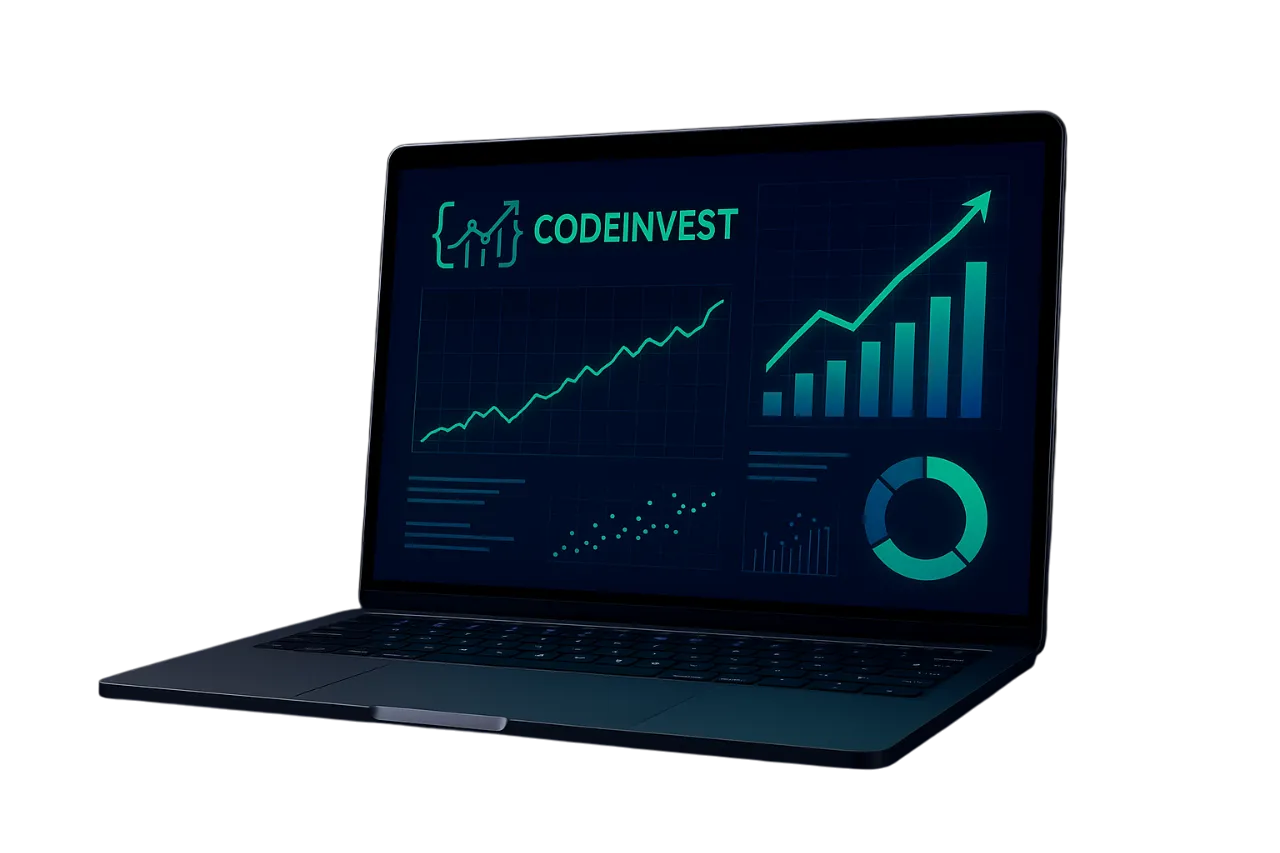 Laptop con dashboard